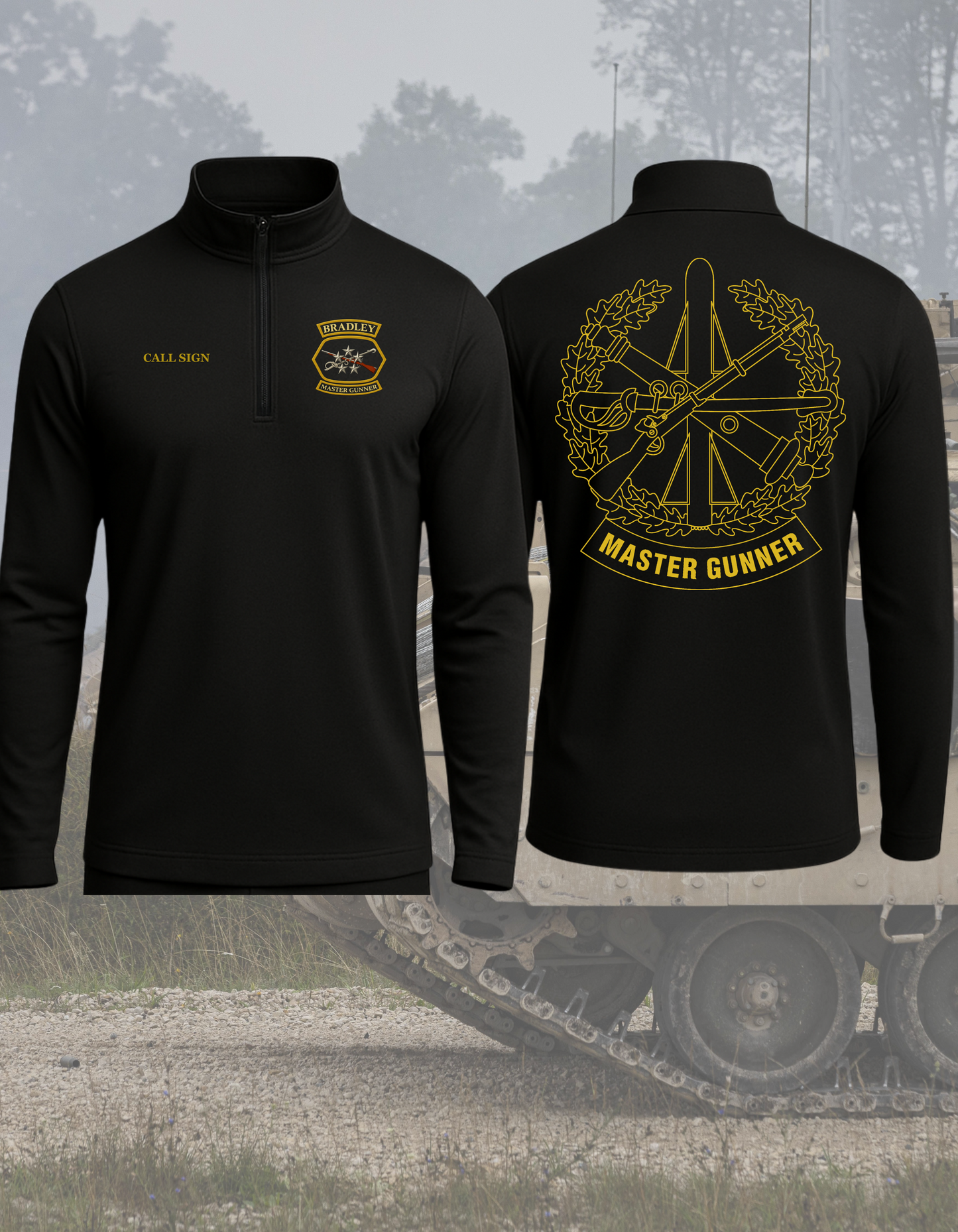 BRADLEY MG 1/4 ZIP-UP