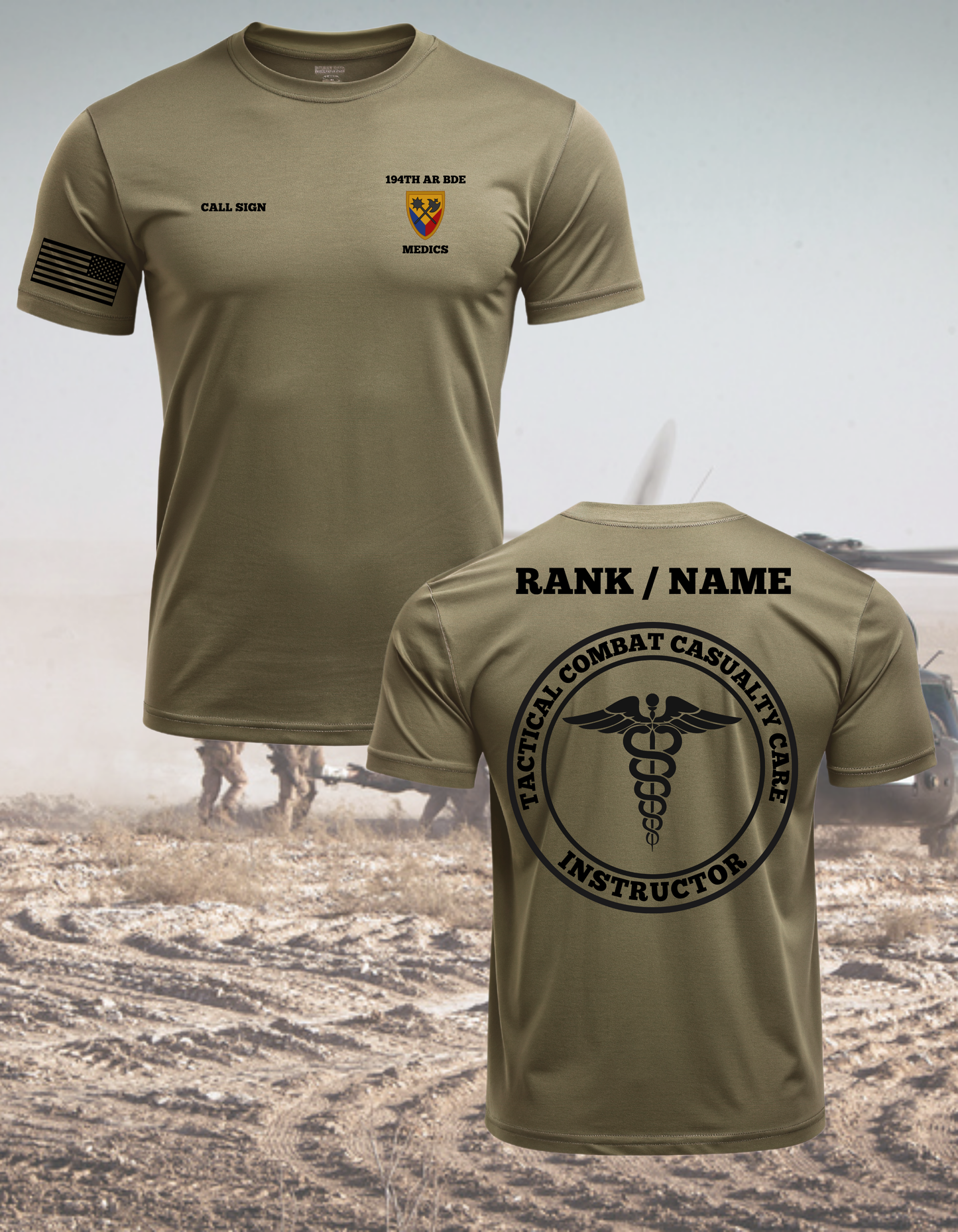 194TH MEDICS TAN TEE
