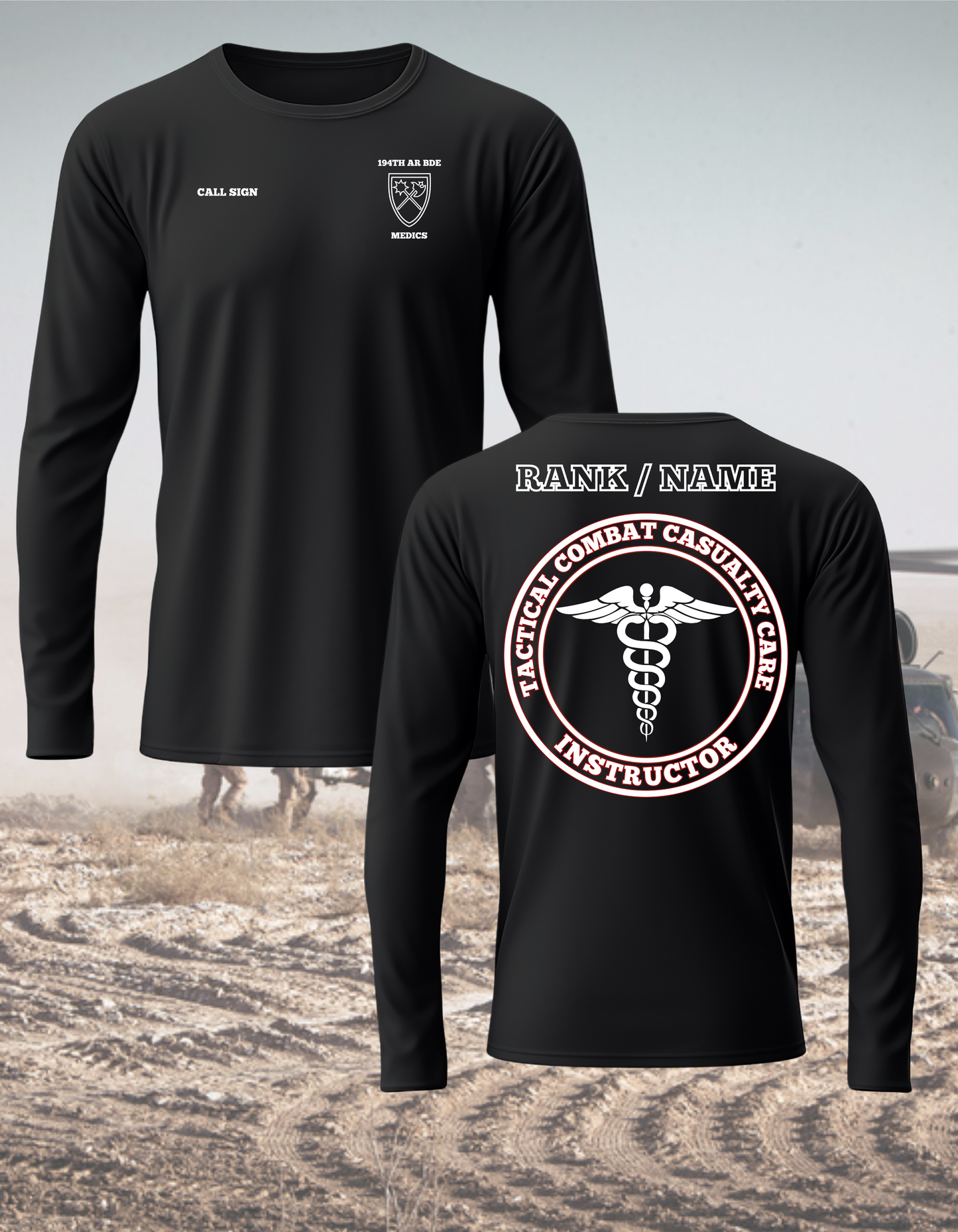 194TH MEDICS INSTRUCTOR LONG SLEEVE