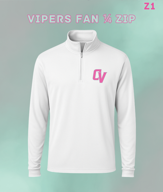 Fan 1/4 Zip-Up