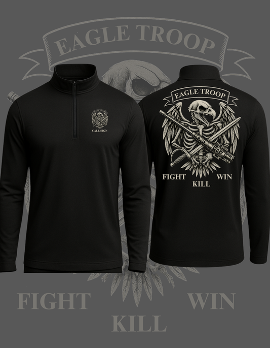 EAGLE TROOP 1/4 ZIP-UP
