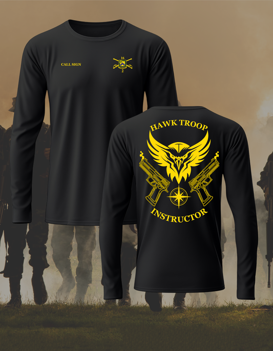 2-16 CAV HAWK TROOP INSTRUCTOR LONG SLEEVE PT