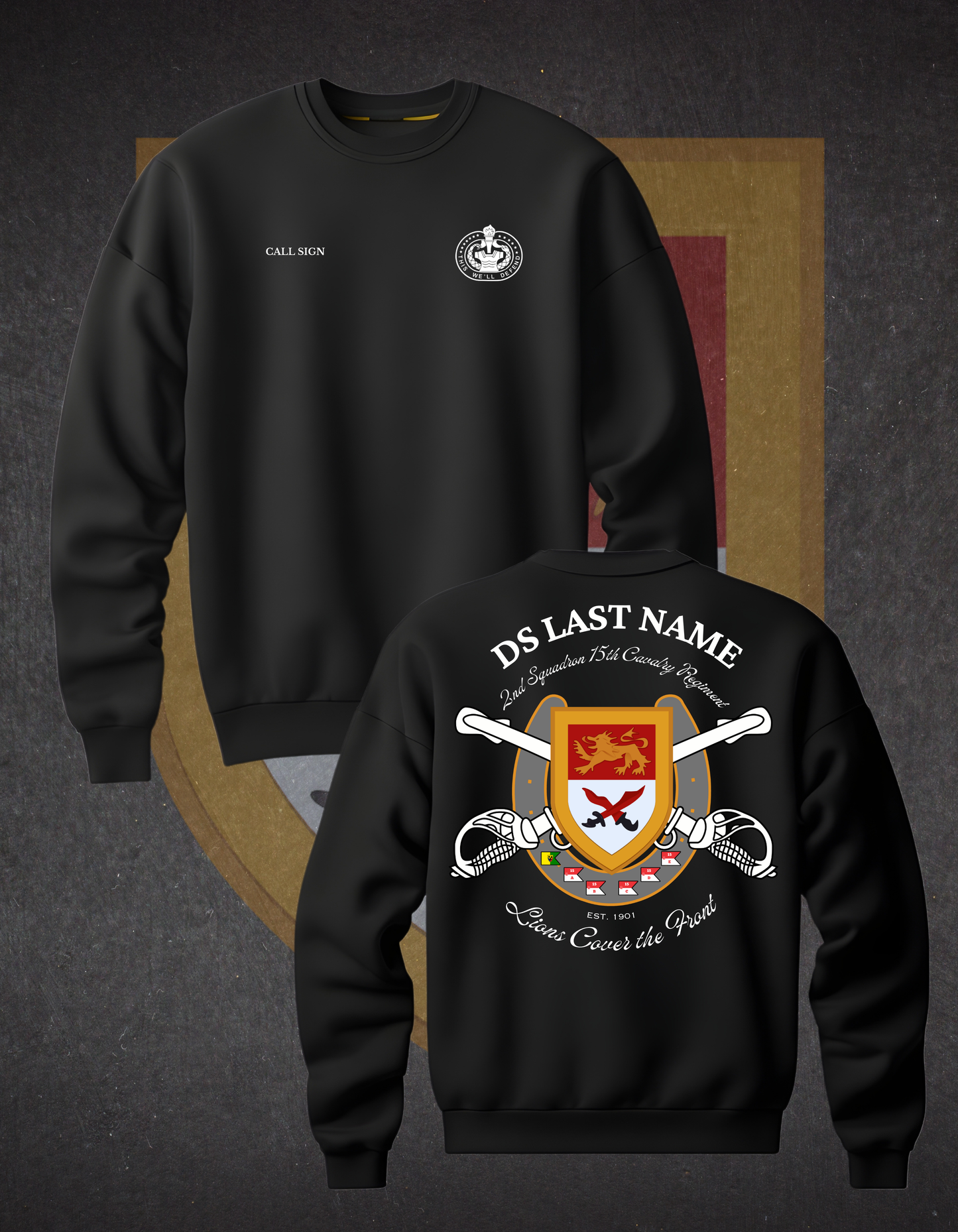 2-15 CAV DS SWEATSHIRT