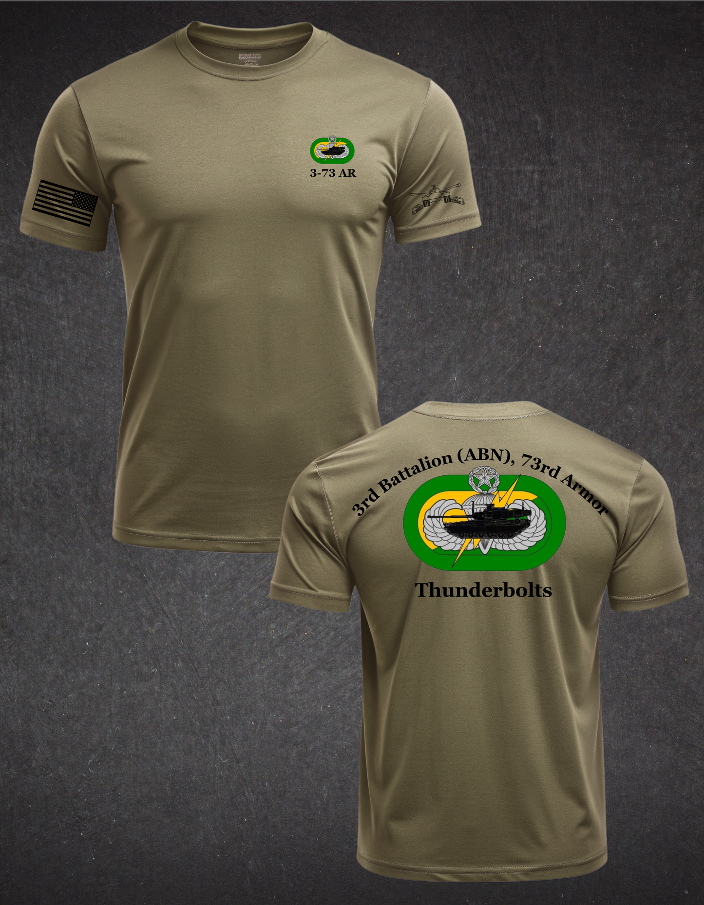 3-73 ARMOR (ABN) TAN TEE