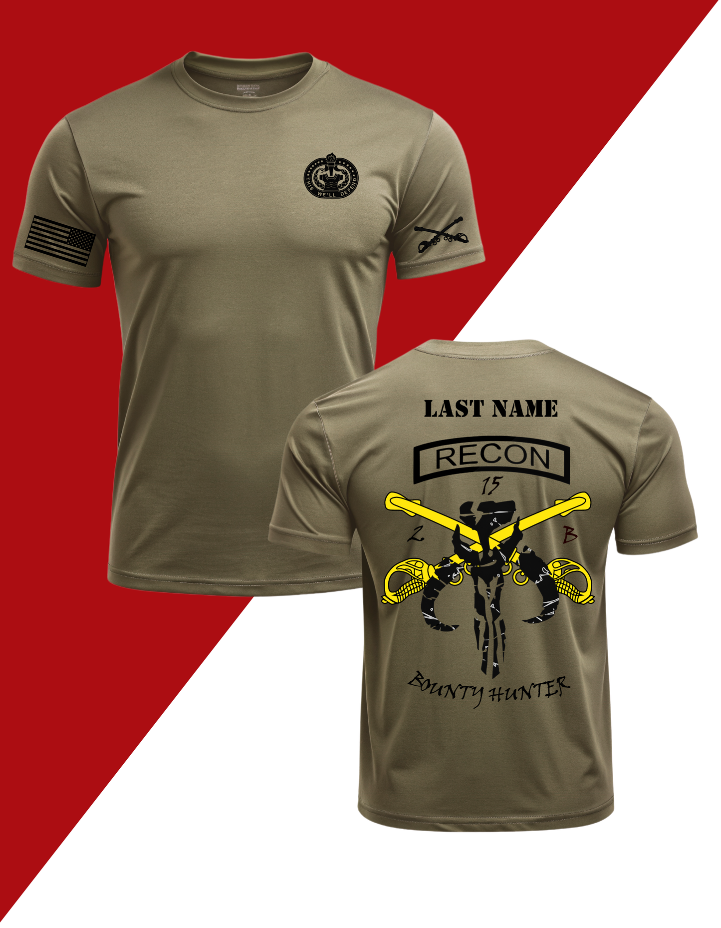 BOUNTYHUNTER TROOP TAN TEE