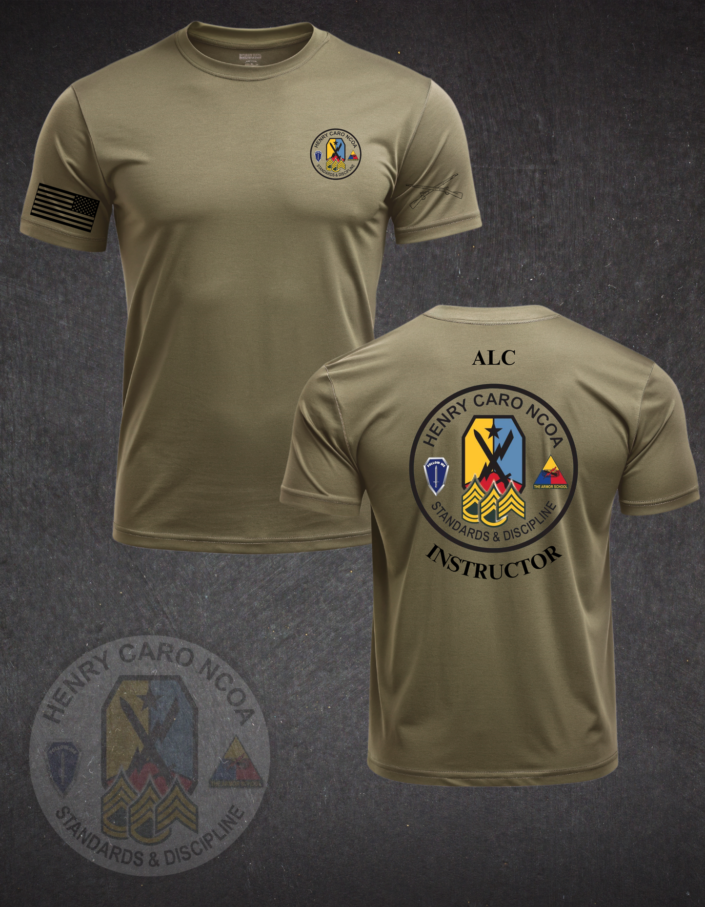 ALC IN INSTRUCTOR TAN TEE