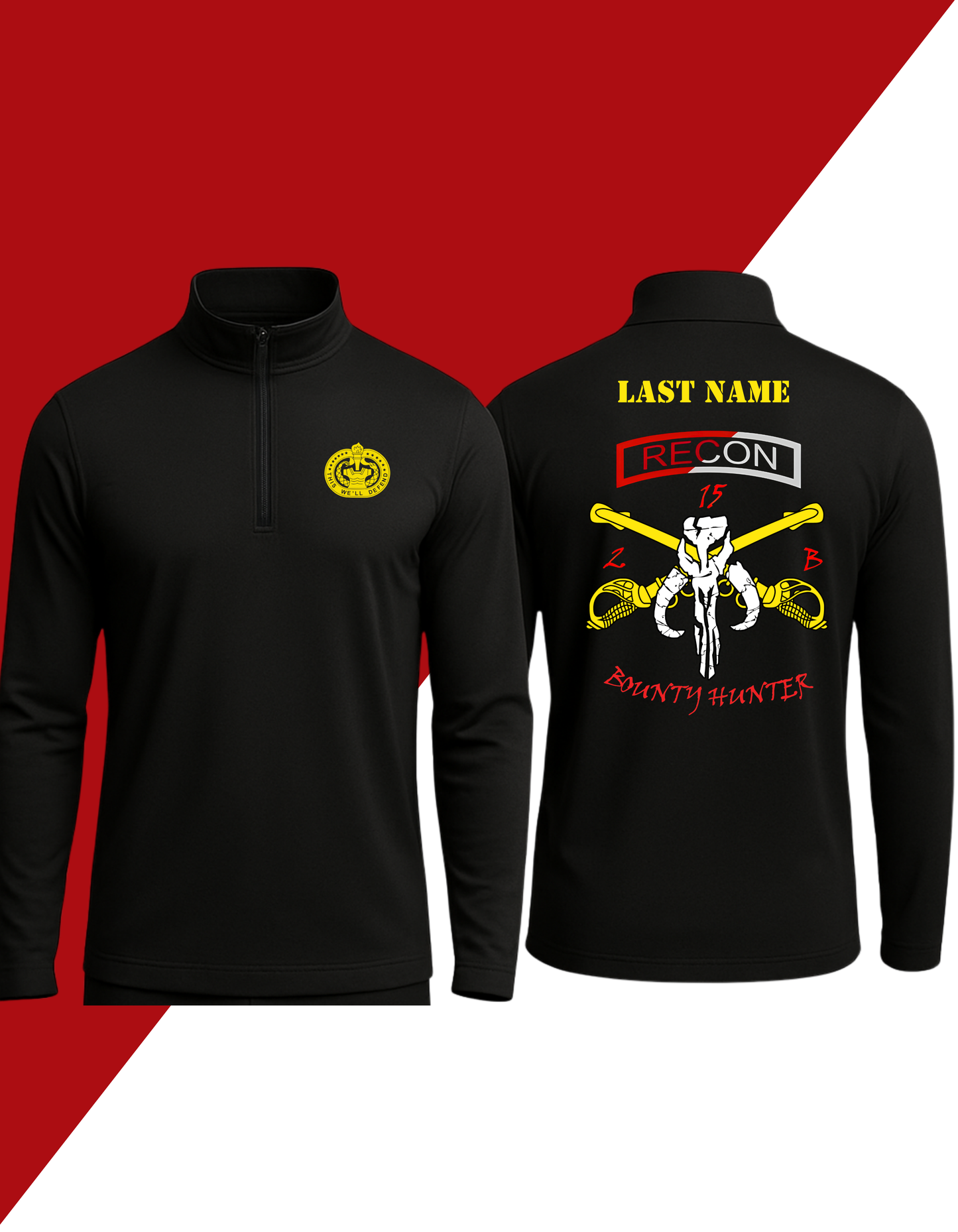 BOUNTYHUNTER TROOP 1/4 ZIP-UP