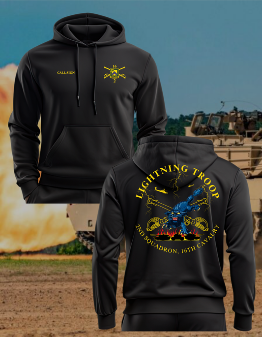 2-16 CAV LIGHTNING TROOP HOODIE